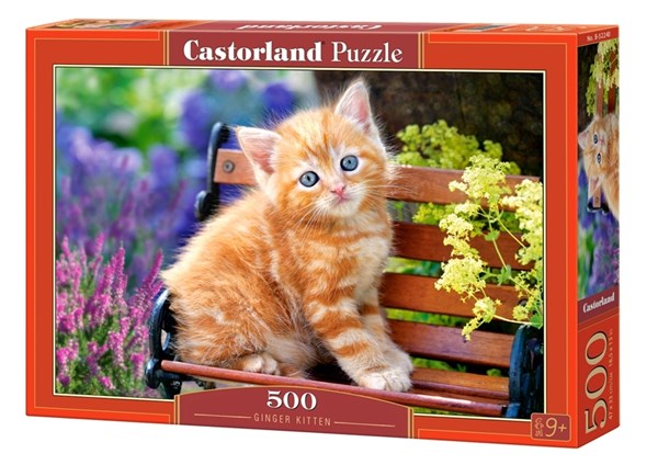 Castorland (B-52240) - "Ginger Kitten" - 500 pièces