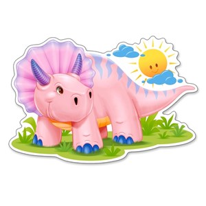 Castorland (B-120048) - "Pink Baby Triceratop" - 12 pièces