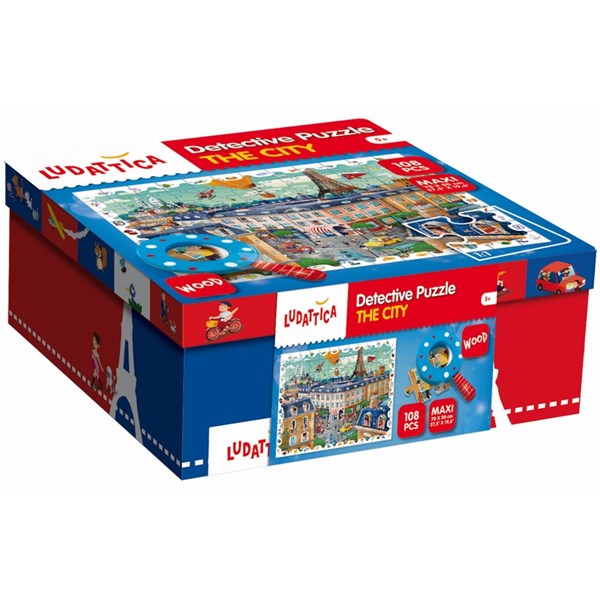 Ludattica (52462) - "Baby Détective : La Ville" - 108 pièces