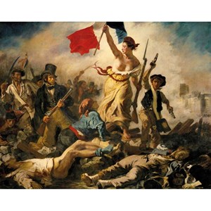 Puzzle Michele Wilson (A460-350) - Eugene Delacroix: "La Liberté Guidant le Peuple" - 350 pièces