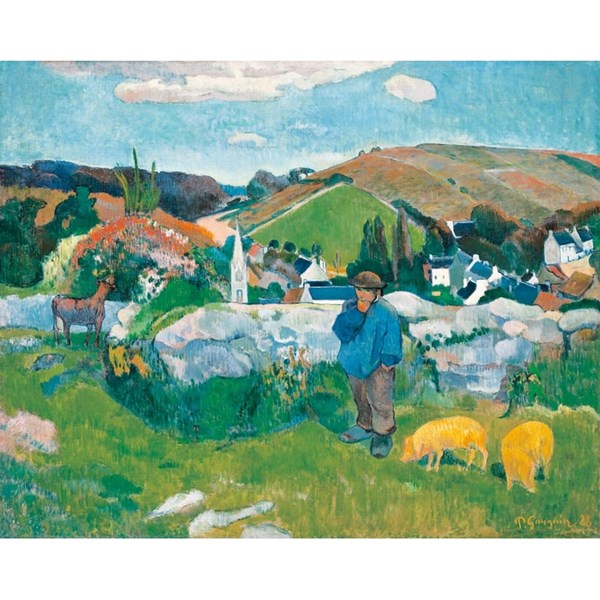 Puzzle Michele Wilson (A462-500) - Paul Gauguin: "Le Porcher" - 500 pièces