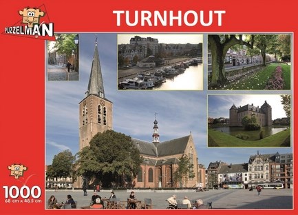 PuzzelMan (647) - "Belgique, Turnhout" - 1000 pièces