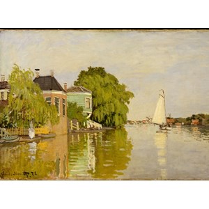 Grafika Kids (00480) - Claude Monet: "Maisons sur le Achterzaan, 1871" - 300 pièces