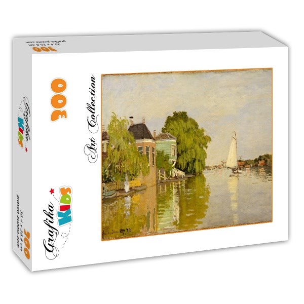 Grafika Kids (00480) - Claude Monet: "Maisons sur le Achterzaan, 1871" - 300 pièces