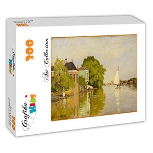 Grafika Kids (00480) - Claude Monet: "Maisons sur le Achterzaan, 1871" - 300 pièces