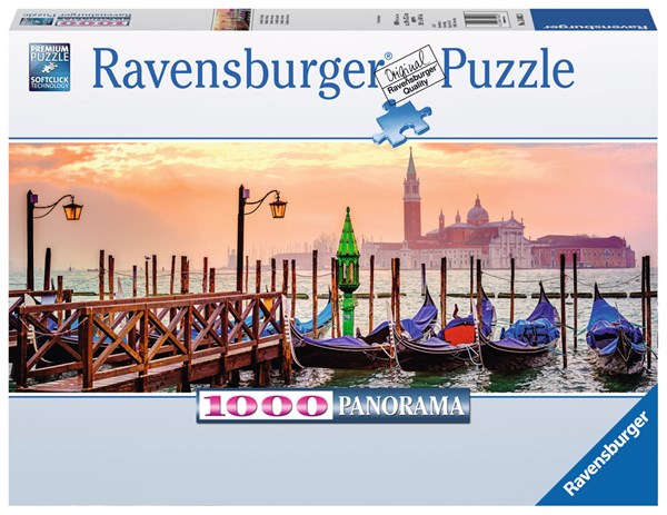 Ravensburger (15082) - "Gondoles à Venise" - 1000 pièces