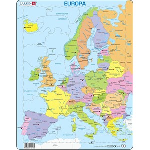 Larsen (A8-DE) - "Carte de l'Europe - DE" - 37 pièces