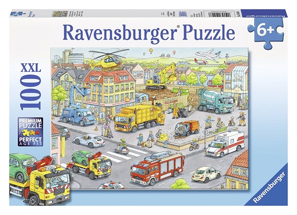 Ravensburger (10558) - "Véhicules de la Ville" - 100 pièces