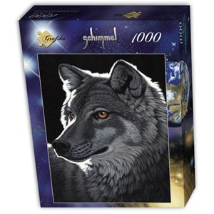 Grafika (T-00437) - Schim Schimmel: "Night Wolf" - 1000 pièces