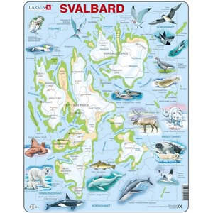 Larsen (A1) - "Norvège, Le Svalbard et ses Animaux" - 61 pièces