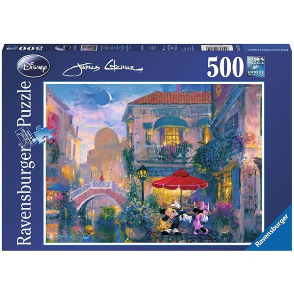 Ravensburger (14725) - James Coleman: "Mickey à Venise" - 500 pièces