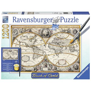 Ravensburger (19931) - "Antique World Map" - 1200 pièces