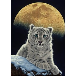 Grafika (T-00412) - Schim Schimmel, William Schimmel: "Moon Leopard" - 1000 pièces