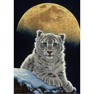 Grafika (T-00412) - Schim Schimmel, William Schimmel: "Moon Leopard" - 1000 pièces