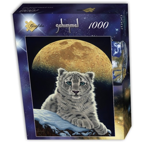 Grafika (T-00412) - Schim Schimmel, William Schimmel: "Moon Leopard" - 1000 pièces