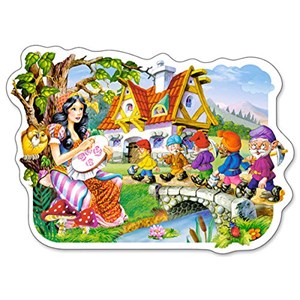Castorland (B-015085) - "Blanche Neige et les Sept Nains" - 15 pièces