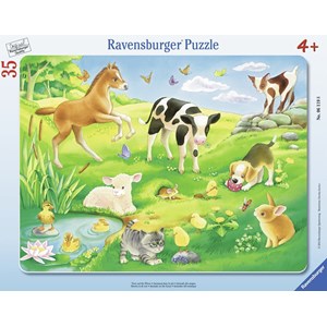Ravensburger (06119) - "Animaux dans le Pré" - 35 pièces