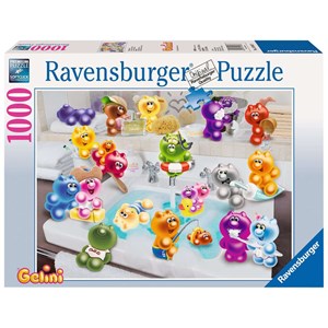 Ravensburger (15967) - "In the Bathroom" - 1000 pièces