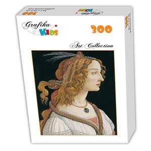 Grafika Kids (00694) - Sandro Botticelli: "Portrait de Jeune Femme, 1494" - 300 pièces