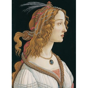 Grafika Kids (00694) - Sandro Botticelli: "Portrait de Jeune Femme, 1494" - 300 pièces