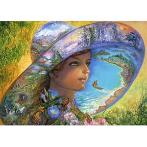 Grafika (T-00020) - Josephine Wall: "Hat of Timeless Places" - 1000 pièces