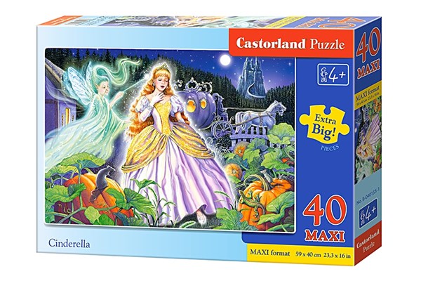 Castorland (B-040155) - "Cendrillon" - 40 pièces