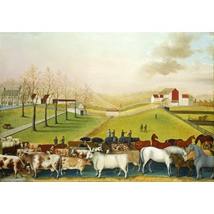 Grafika (00251) - Edward Hicks: "The Cornell Farm, 1848" - 1000 pièces