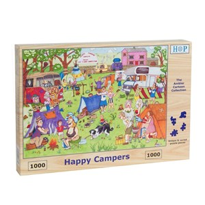 The House of Puzzles (3831) - "Happy Campers" - 1000 pièces