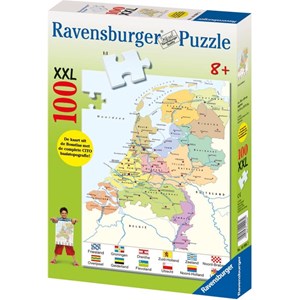Ravensburger (10998) - "Carte des Pays-Bas" - 100 pièces