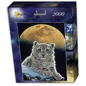 Grafika (T-00410) - Schim Schimmel: "Moon Leopard" - 2000 pièces