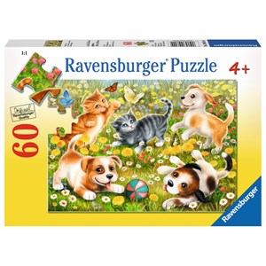 Ravensburger (09624) - "Cats & Dogs" - 60 pièces