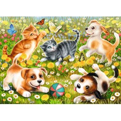 Ravensburger (09624) - "Cats & Dogs" - 60 pièces