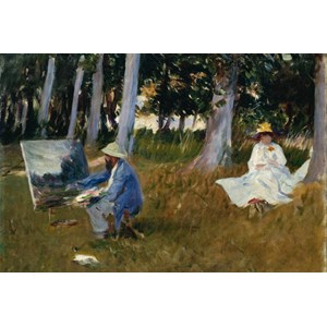 Grafika Kids (00103) - John Singer Sargent: "Claude Monet by John Singer Sargent, 1885" - 100 pièces