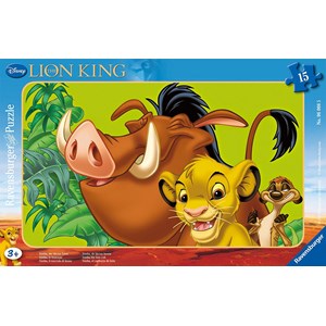 Ravensburger (06008) - "The Lion King, Simba the Lion Cub" - 15 pièces