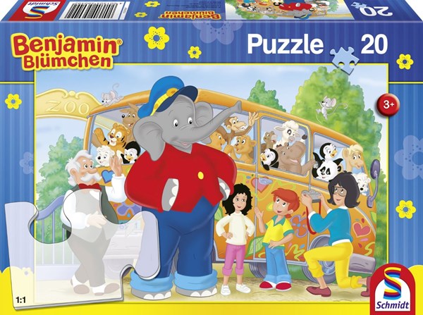 Schmidt Spiele (56049) - "Voyage au Zoo" - 20 pièces