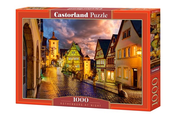 Castorland (C-103461) - "Rothenburg at Night" - 1000 pièces
