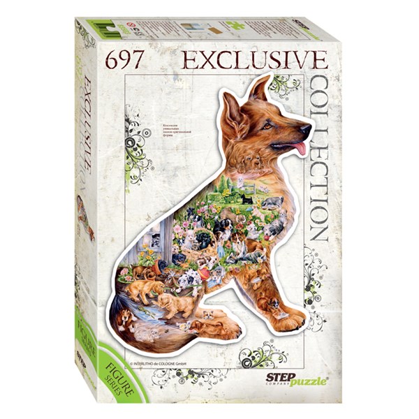Step Puzzle (83503) - "Chien" - 697 pièces