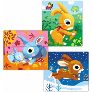 Djeco (07140) - "Lapins" - 3 4 5 pièces