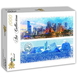 Grafika (T-00240) - "Australie et Antarctique" - 1000 pièces