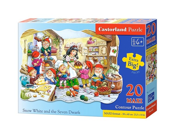 Castorland (C-02207) - "Blanche neige et les 7 nains" - 20 pièces