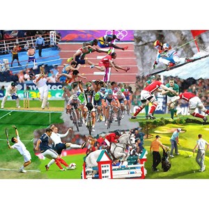 The House of Puzzles (3916) - "Sports Mixture" - 500 pièces