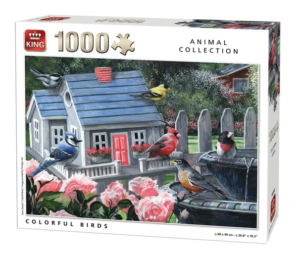 King International (05390) - "Colorful Birds" - 1000 pièces