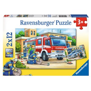 Ravensburger (07574) - "Pompiers et Policiers" - 12 pièces
