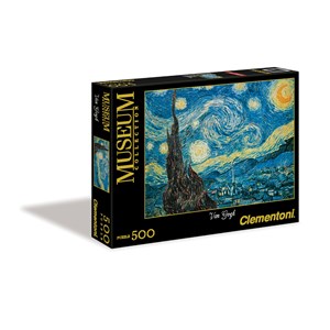 Clementoni (30314) - Vincent van Gogh: "La Nuit étoilée" - 500 pièces
