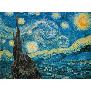 Clementoni (30314) - Vincent van Gogh: "La Nuit étoilée" - 500 pièces