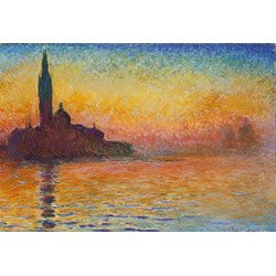 Grafika (00095) - Claude Monet: "Saint-Georges-Majeur au Crépuscule, 1908" - 12 pièces