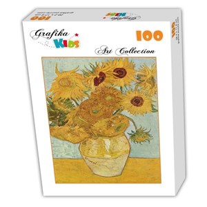 Grafika (00033) - Vincent van Gogh: "Vase avec douze tournesols, 1888" - 100 pièces