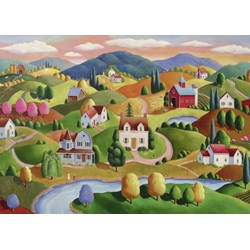 Ravensburger (13583) - Steve Klein: "Rolling Hills" - 300 pièces