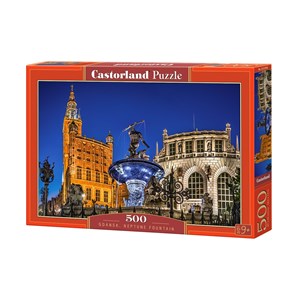Castorland (B-52936) - "Neptune Fountain, Gdansk" - 500 pièces