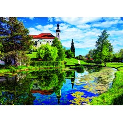 Trefl (371932) - "Lac de Chiemsee, Bavière" - 500 pièces